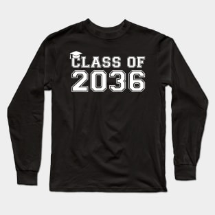 Class of 2036 Kindergarten Long Sleeve T-Shirt